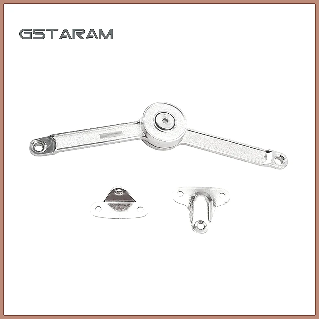 Cabinet Door Support Hinge Hydraulic Random Stop Hinges Adjustable Strength Rise Fall Ailerons Furniture Hardware