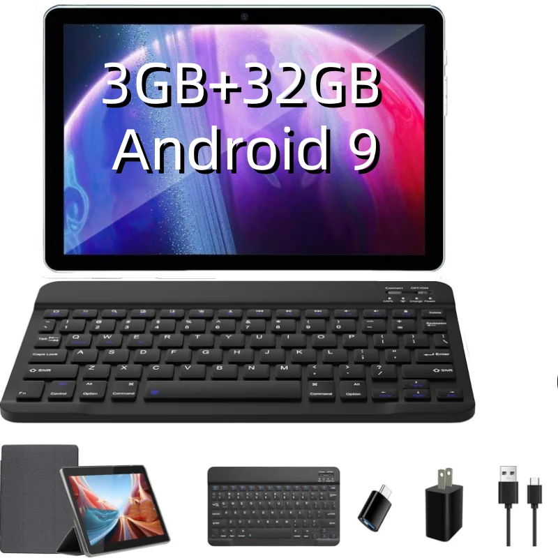 

10.1 INCH 1008 RAM Android 9 Tablet PC 3GB RAM 32GB ROM CPU MTK8163 Quad-Core 1.3GHz WIFI 1920*1200 IPS Screen