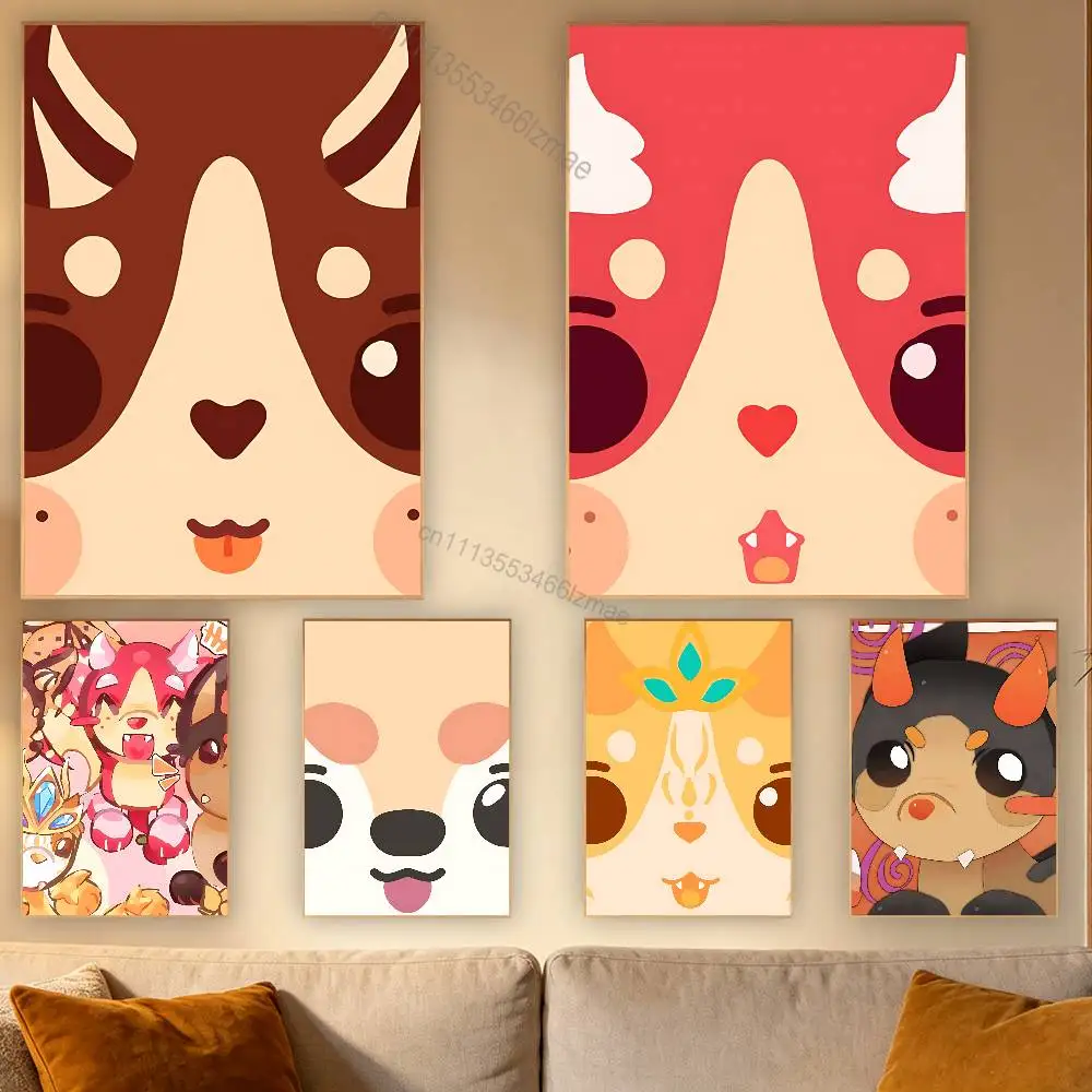 

A-Adopts M-Me Game Poster Wall For Sticky Decoration Waterproof Home Living Room Bedroom Bar