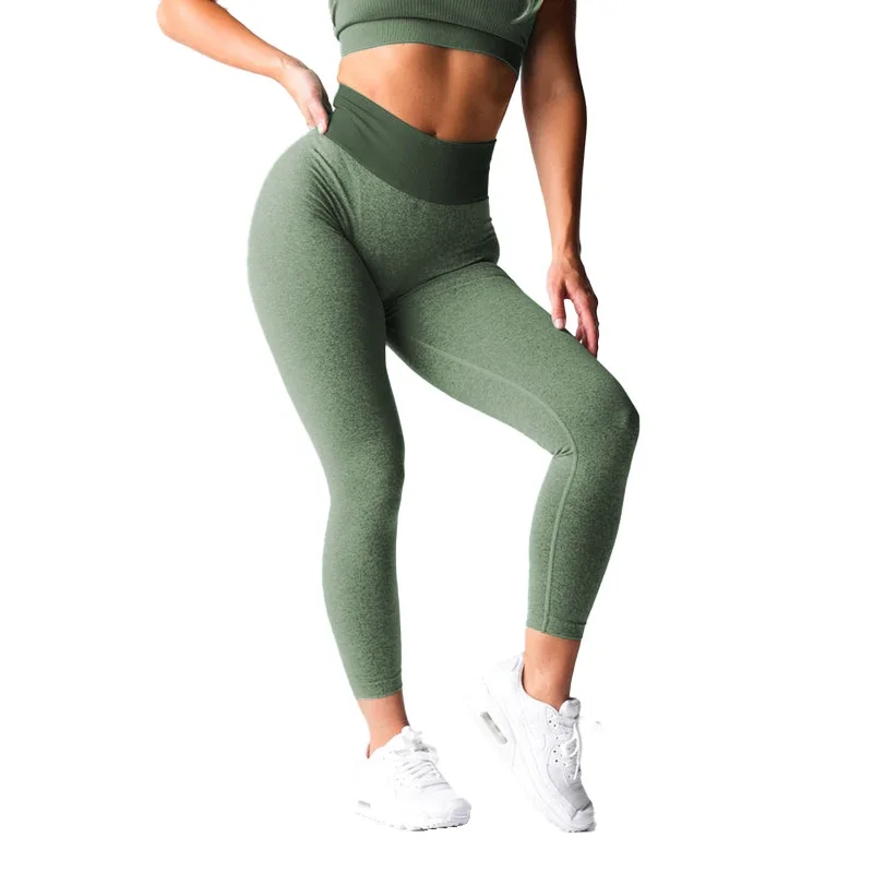 NVGTN Knockout Seamless Leggings Spandex tights Women Soft Workout Tights Fitness Outfits Yoga Pants High Waisted Gym Wear