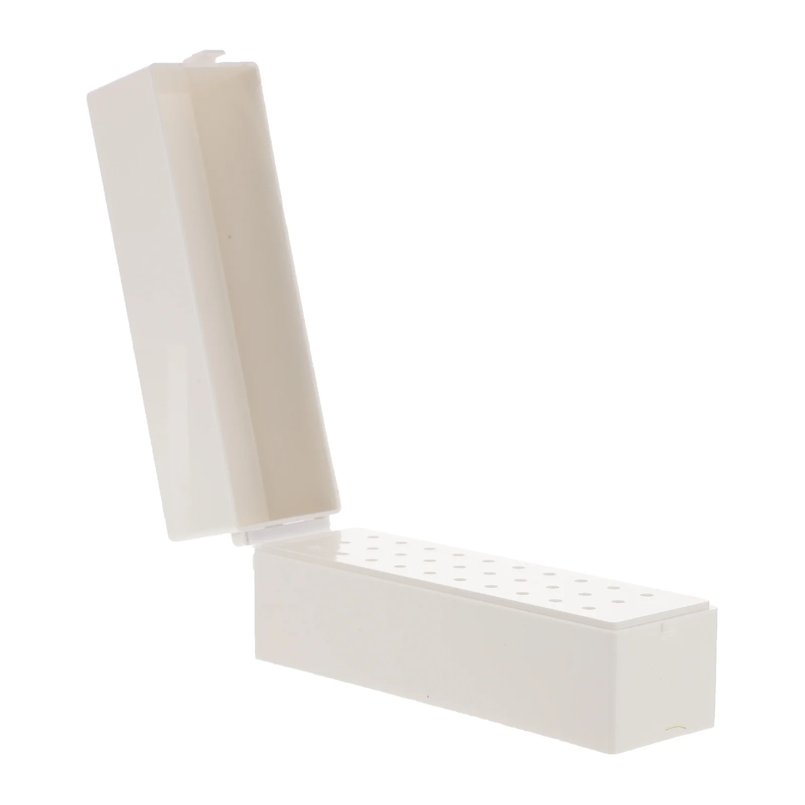 

Nail Drill Bit Storage Box 30 Holes Plastic Organizer for Tungsten Carbide Diamond Ceramic Bits Manicure Tools Nail Art
