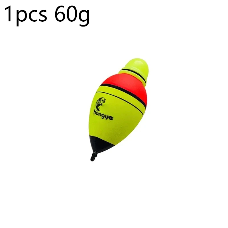 2/4 Stuks 30/40/50/60/70/80G/100G Eva Lichtgevende Vissen Nacht Float Licht Stok Schuim Plastic Bobber Zee Rots Vissen Opvallende Drijvers