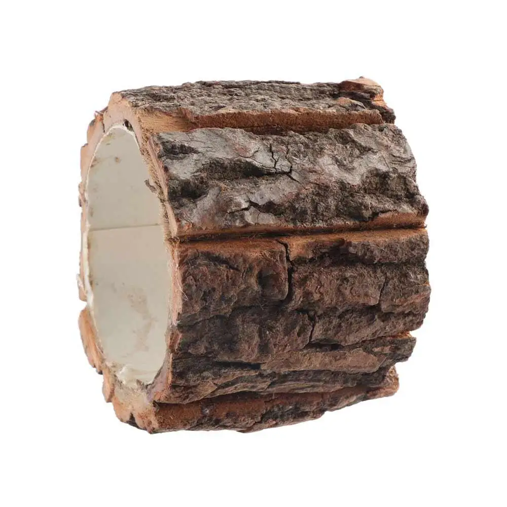 Stationery Storage Wooden Bark Pen Holder Cosmetic Holder Multifunctional Desktop Organizer Minimalism Stationery Box Student