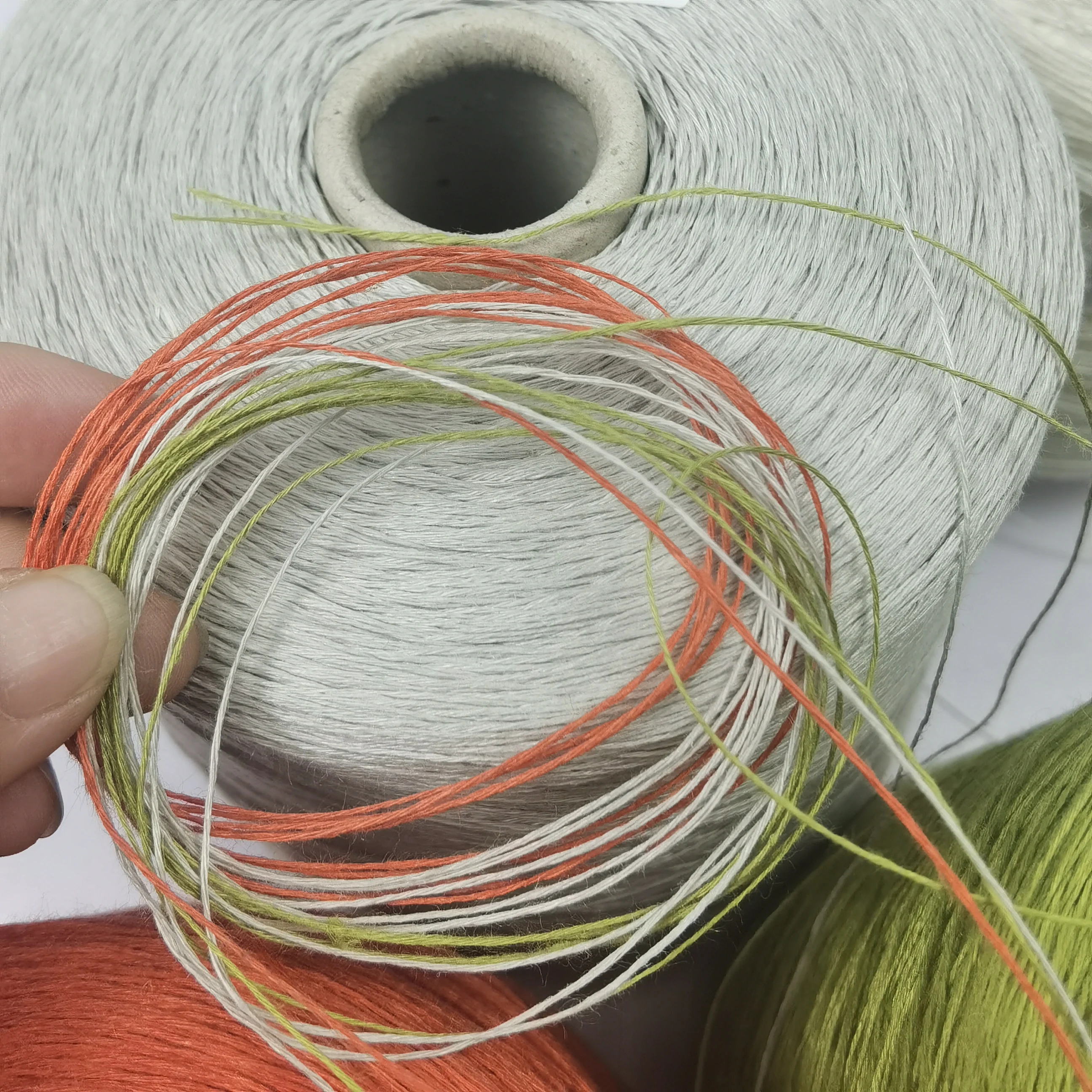 

Pure Linen Lace Thread Brand Original Barrel 8 Number Strong Twist Bone like Summer Breathable Skin Friendly