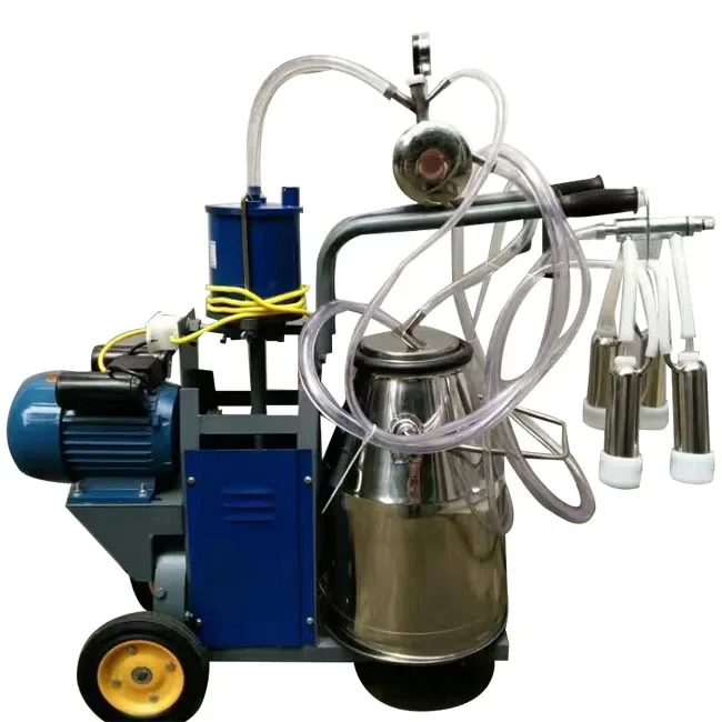 Mini Pulse Speed Adjustable Single Cow Sheep Milk Machine Automatic Portable Cattle Goat Milking Machine