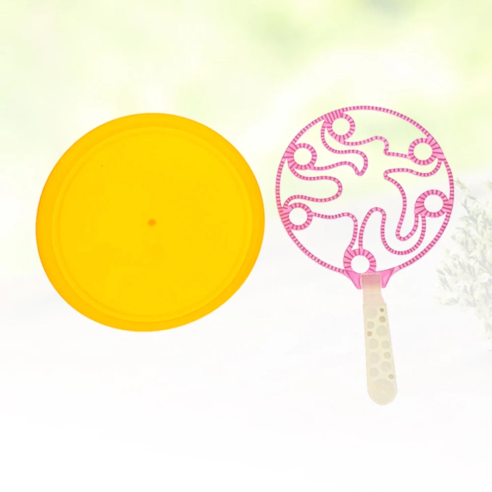 Wand Tool For Kids Large Bubble Set Outdoor Play Giant Bubble Maker Ring Cartoon Octopus Shape Soap Tool