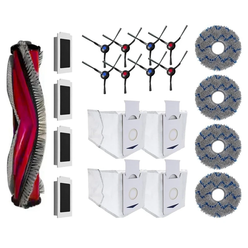 For Ecovacs T30 Pro Max Vacuum Cleaner Side Brush Mop Cloth Dust Bag Filter Replacement Parts Accessories