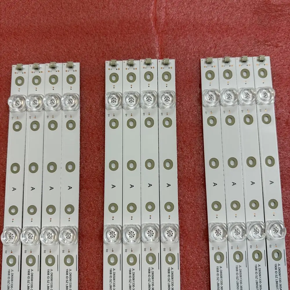 12pcs/set LED Strip For 6LED Hisense H65A6140 H65AE600 H65A6100 H65AE6100UK 65H6E 65R6E 65Q7809 LC-65Q6020U LB65073 V0