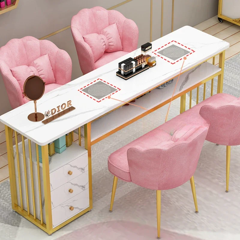 

Mesa Nails Knife Manicure Table Salon Nail Equipment Dust Collector Supplies Tables Beauty Furniture Supply Hair Nageltisch