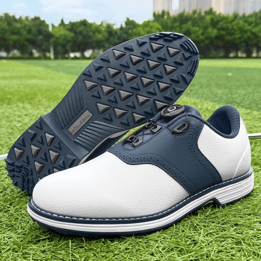 

New Plus Size Men Casual Golf Footwear Spikeless Water Proof Anti-abrasion Outsole Daily Walking Golf Sneakers size 39-49
