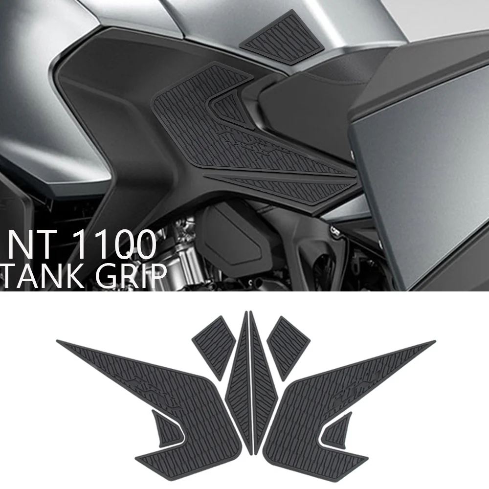 

For HONDA NT 1100 NT1100 2022 Tank Grips Knee Pad Grip Pad Tank Protection Decal NT1100 Side Fuel Tank Stickers Tank Pad