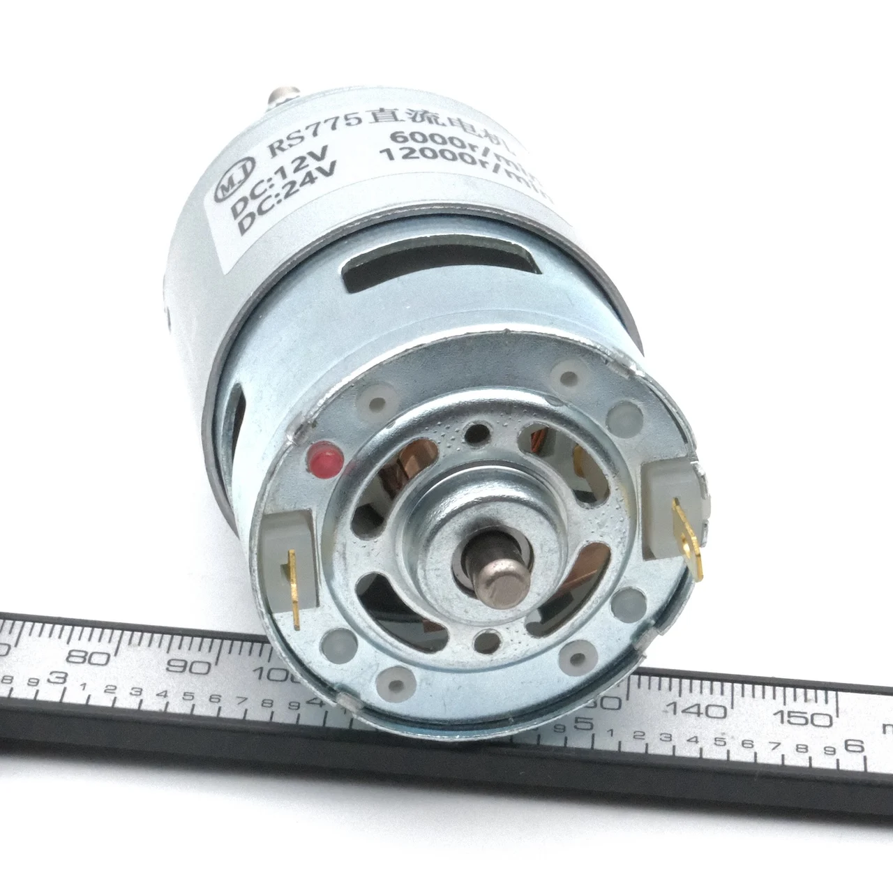 High-Speed Threaded Shaft DC Motor 775 3900-12000rpm for RC Model Car Electric Tool Robot Automation Dual Bearing 6V-24V