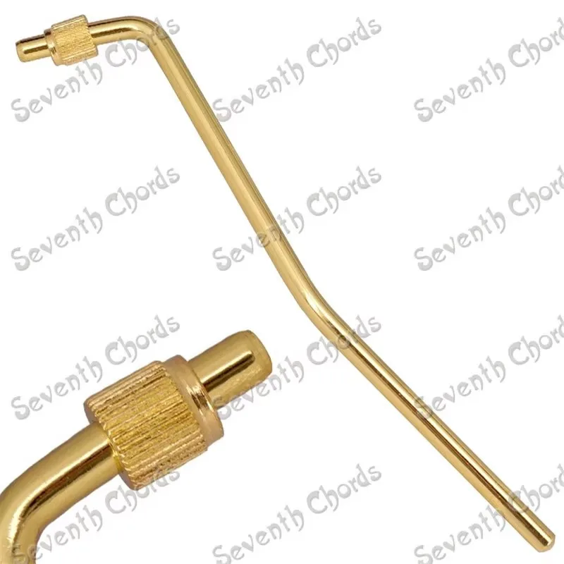 1 Stück goldfarbener Tremolo-Arm für E-Gitarre mit Arm-Buchse für Tremolo-Brücke, Gitarrenzubehörteile – Detail 2