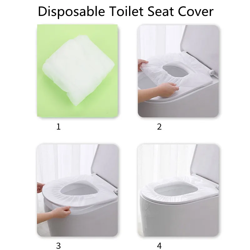 Universal Toilet Seat Cover Four Season Warm Soft WC Mat Bathroom Washable Removable Zipper With Flip LidHandle Household Travel