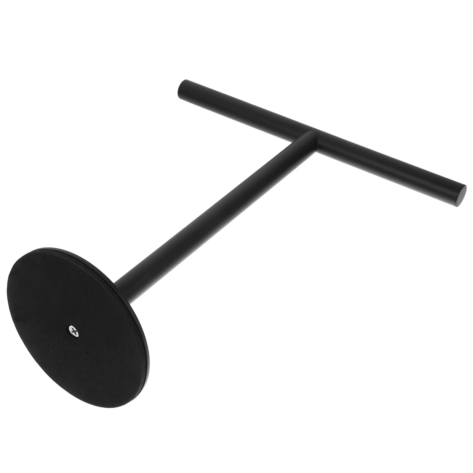 حامل المناشف من الفولاذ المقاوم للصدأ كونترتوب الحمام حامل منشفة اليد تصميم على شكل حرف T لا يتطلب تركيب رف تخزين الغرور