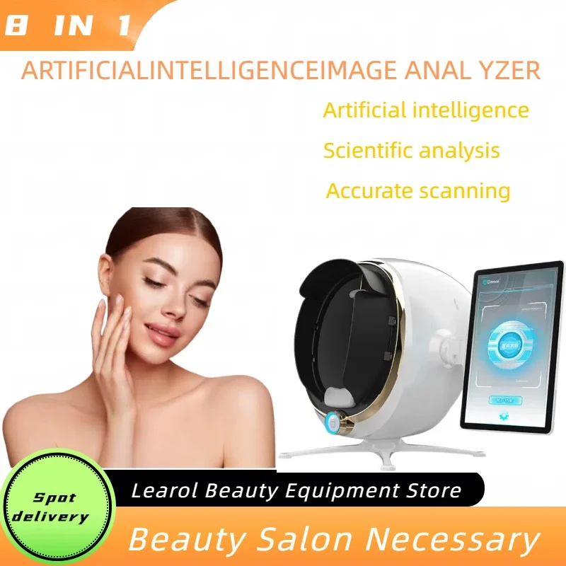 

2025 Newest 3D Skin Diagnosis System 36 Million Pixels Facial Analysis Machine Skin Moisture Detection Analyzer Salon Use Device