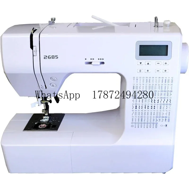 

【Лучшие продажи】многофункциональная электрическая швейная машина с ЖК-дисплеем, 220 В/36 Вт, бесшумная толстая швейная машина с петлями для вышивки