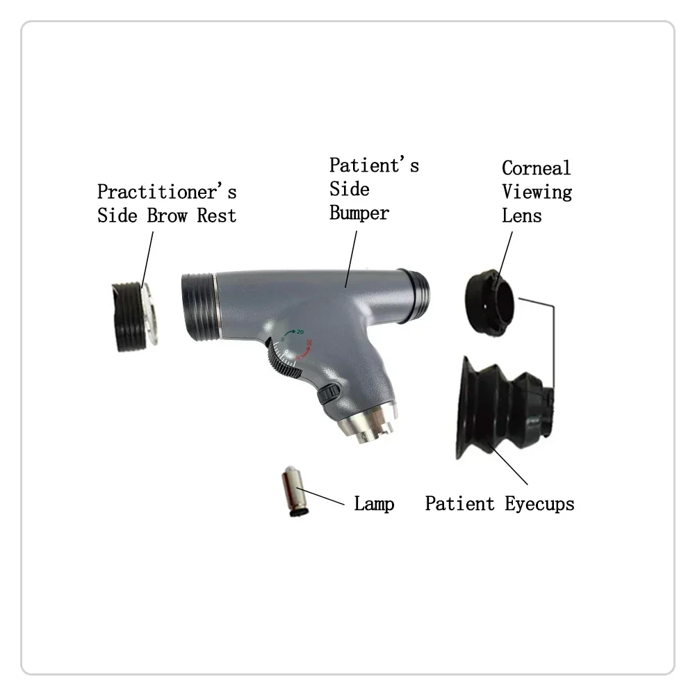 Ophthalmic Equipment Portable Digital Imaging Pantoscopic Ophthalmoscope Price Rechargeable CJY-800