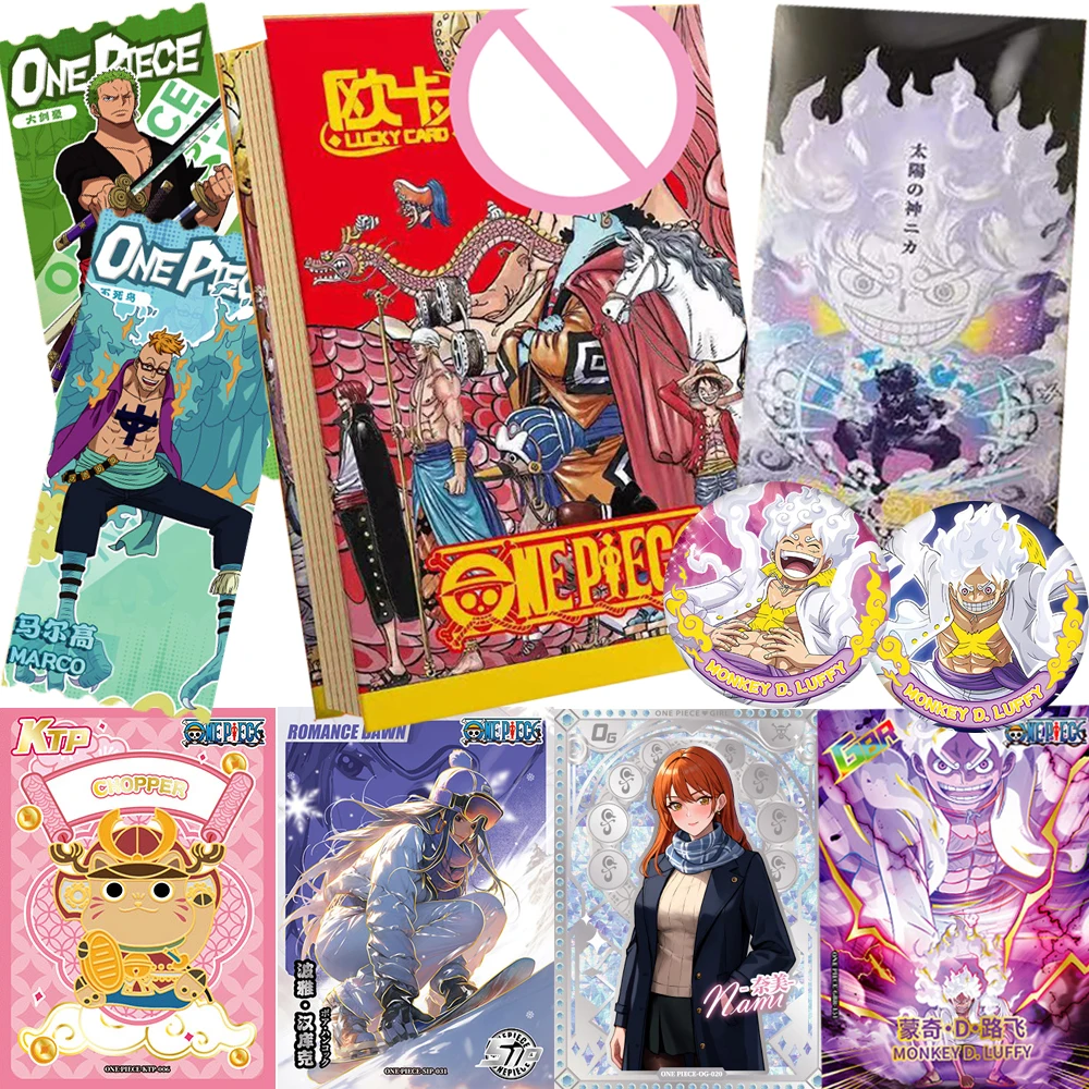 

One Piece Collection Cards for Boys Girls Japanese Classic Adventure Anime SSR UR PR Creative Exquisite Character Hobby Card Toy