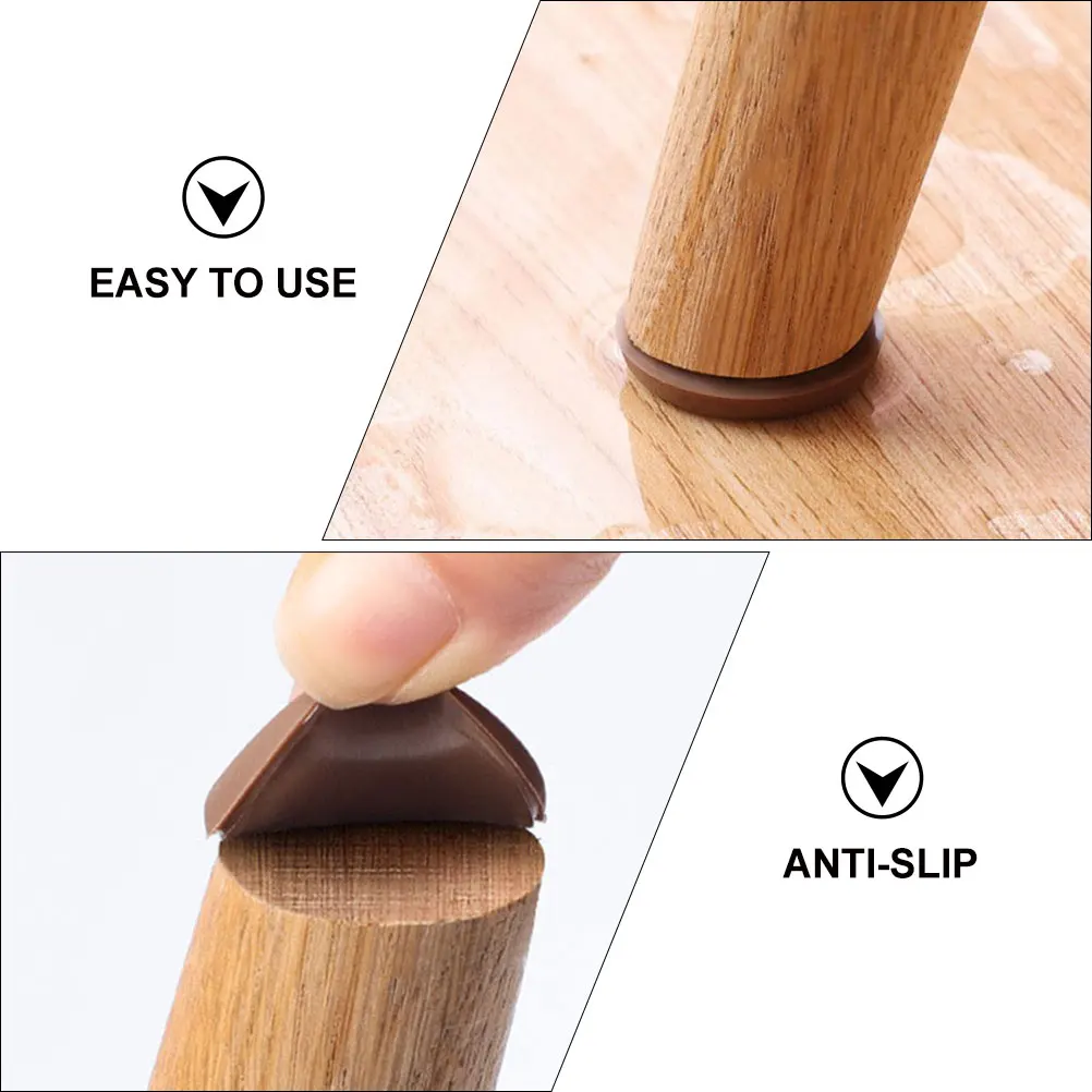 

8Pcs Furniture Feet Cover Pads High Flexible Durable Easy Use Best Protection Hardwood Floors Chair Leg Caps Table Feet Covers
