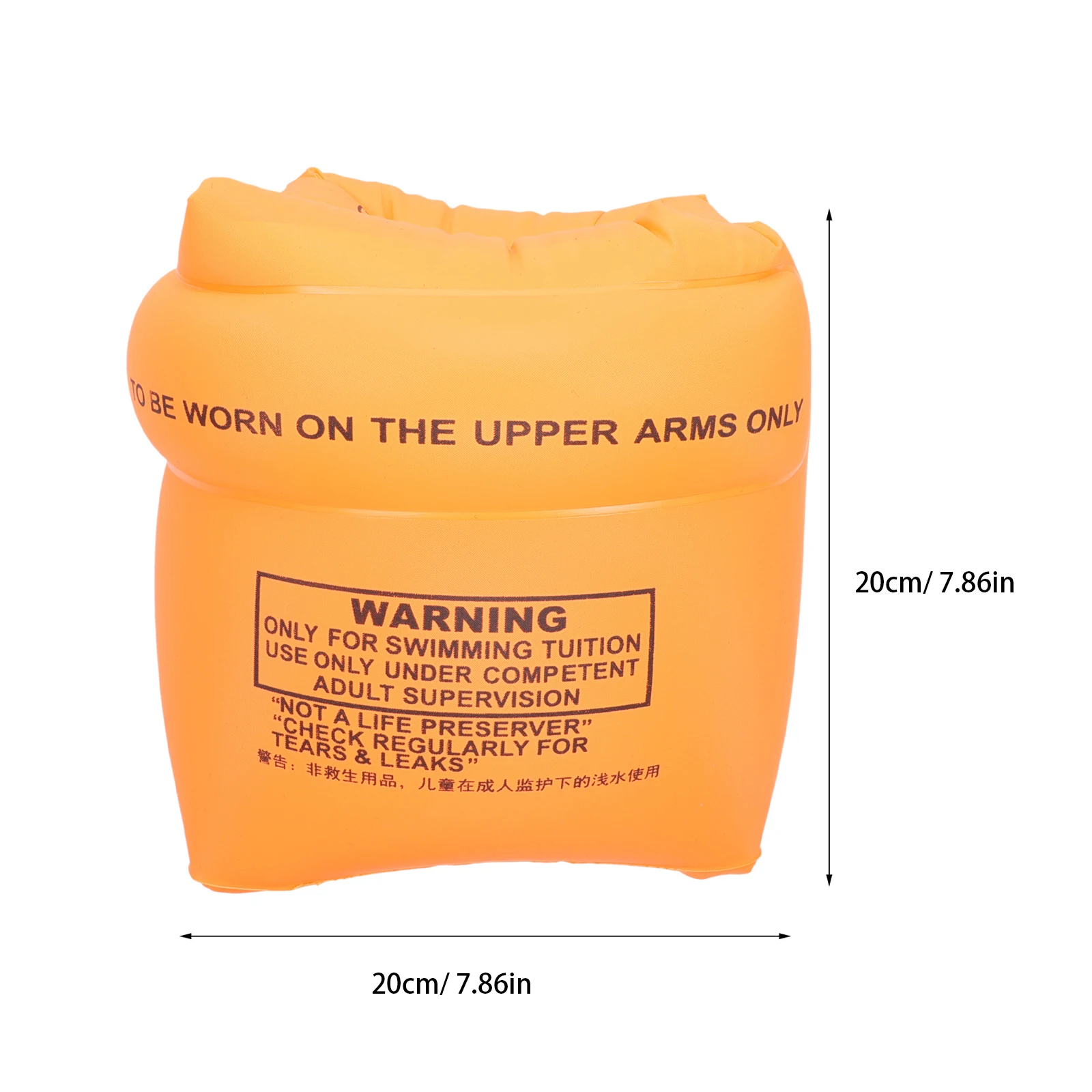 

2Pcs Adult Arm Floaties Inflatable Swim Sleeves Round Design Party Swim Beginner Supplies