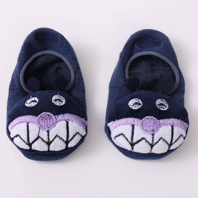 Disney Stitch Warm Baby Socks calzini antiscivolo per bambini Cartoon Kawaii Cotton Socks calzini per bambole compleanno per bambini regalo di natale