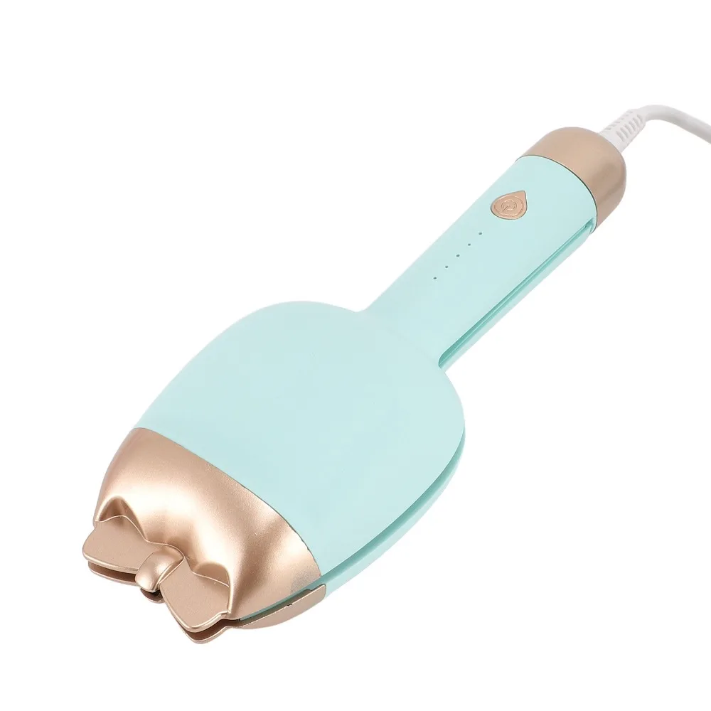 32mm Barrel Hair Waver Iron Easy to Use Long-Lasting Hold Double Barrel Waver Portable Professional Beach Waver Wand Salon Use