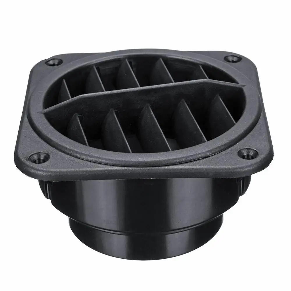 60mm 75mm Diesel Heater Air Vent Outlet plastic flat Vent For Webasto Eberspach Diesel Parking Heater