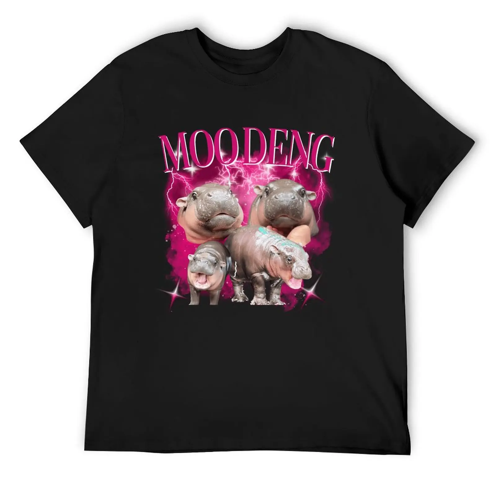 

Moo Deng Bouncy Pig in Thailand Baby Hippo Khao Kheow Open Zoo T-Shirt, Cute Moo Deng Shirt, Moo Deng Trending Viral Shi T-Shirt