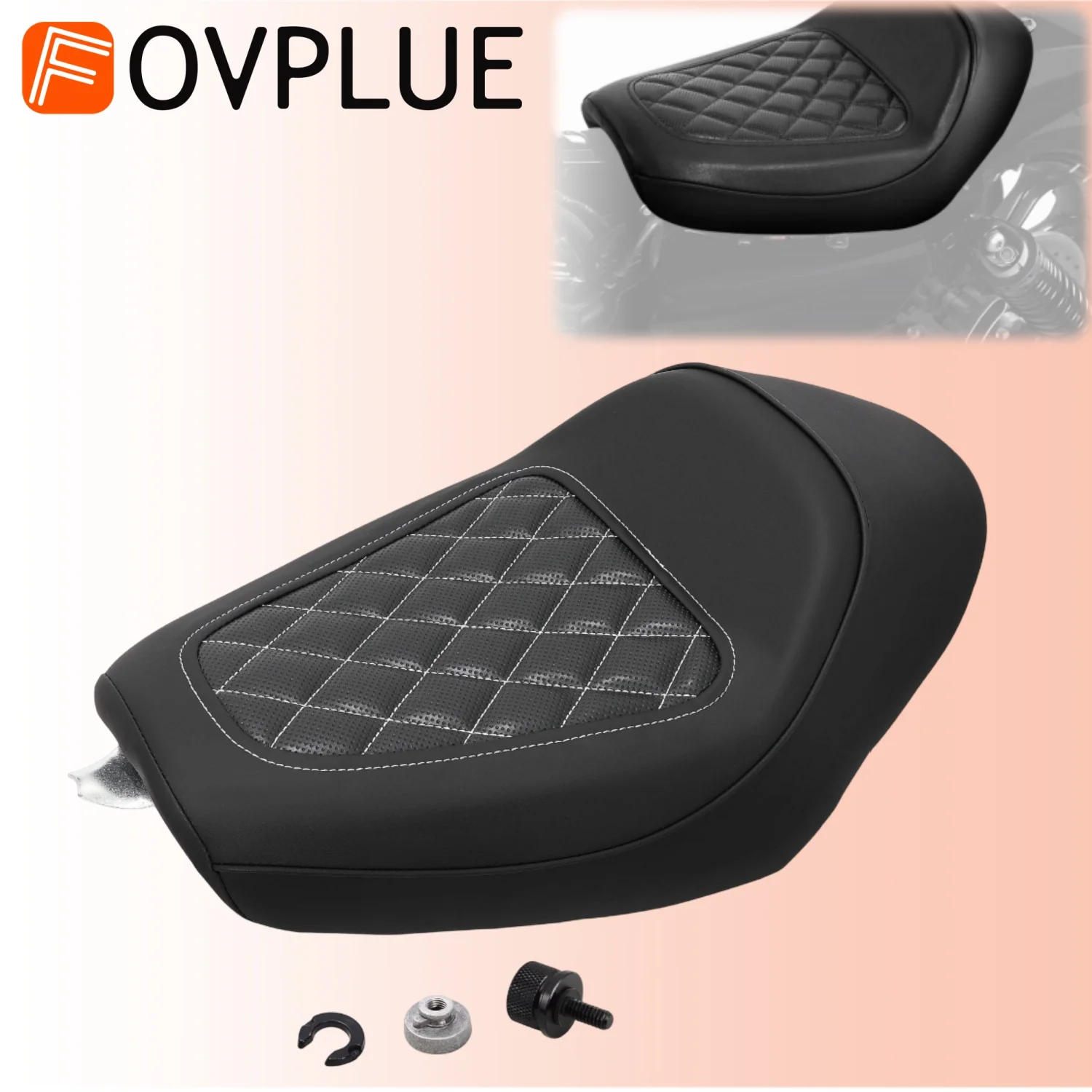 

Motorcycle accessories Rider Solo Seat Cushion Pad For Harley 48 Roadster XL1200CX Sportster Iron 1200 SuperLow XL883L 2010-2022