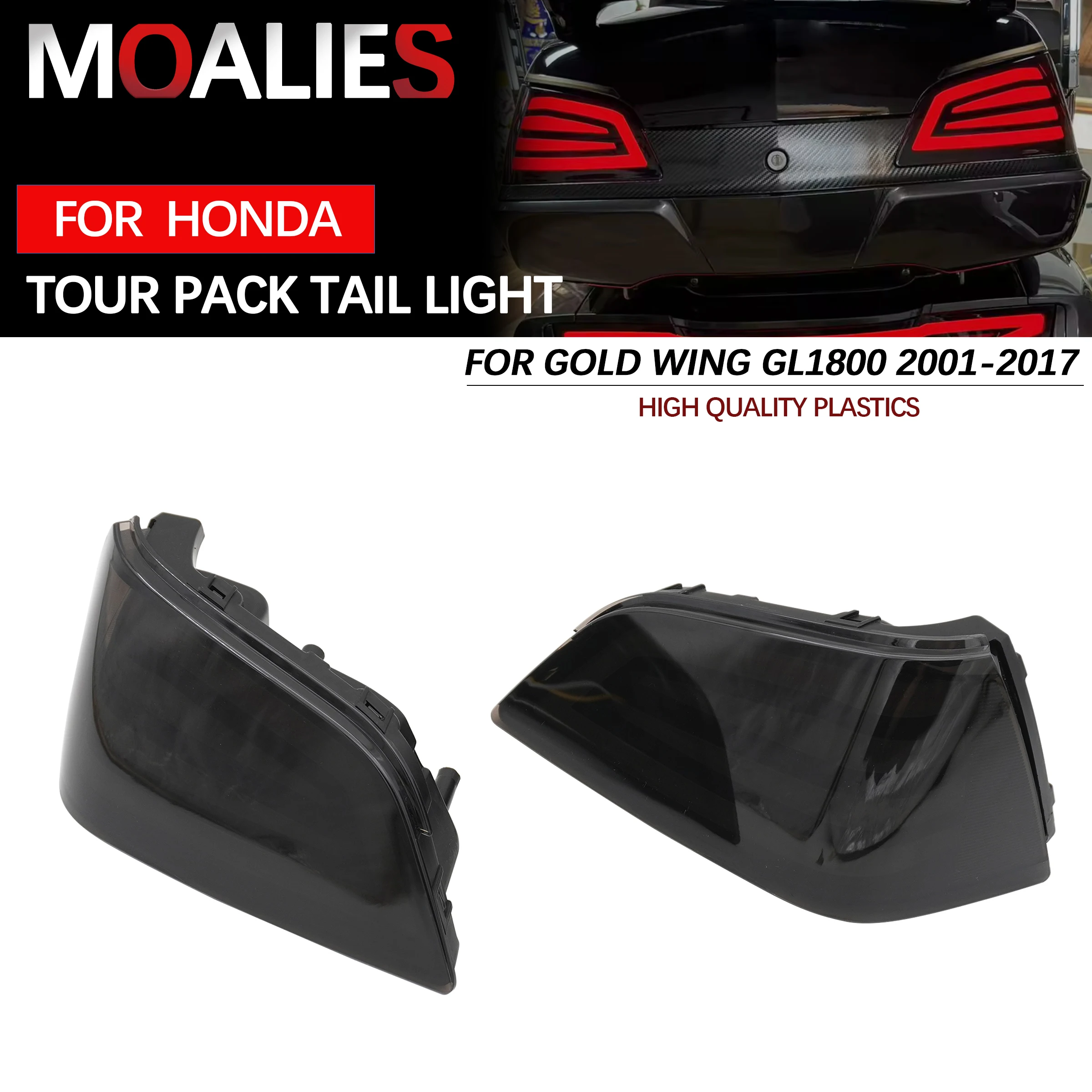 Per Honda Gold Wing 1800 Goldwing GL1800 2001-2017: Gruppo Superiore Fanale Posteriore, Luce di Posizione e Freno per Bauletto Tour Pack