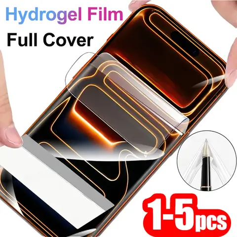 1-5Pcs Hydrogel Soft Screen Protector For Samsung A56 5G A55 A54 A53 A52S A51 A72 A71 A70 M23 Not Glass Film