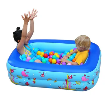 Baby Swimming Pool Inflatable Pools Bath Toys Water Fun Kids Framed Summer Outdoor Toys for Children Boys Girls Pump