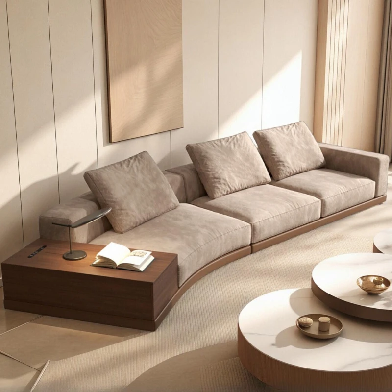 Italian Minimalist Sofas Modern Minimalist Designer Leisure Sectional Sofas Trendy High Quality Decor Sillon Cama Furniture