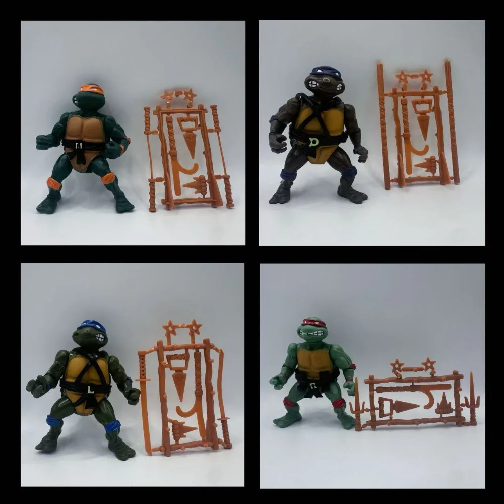 

Teenage Mutant Ninja Turtles1989 Retro Replica 2013 4.25~5.0inches Leonardo Donatello Michelangelo Raphael 4 Piece Action Figure