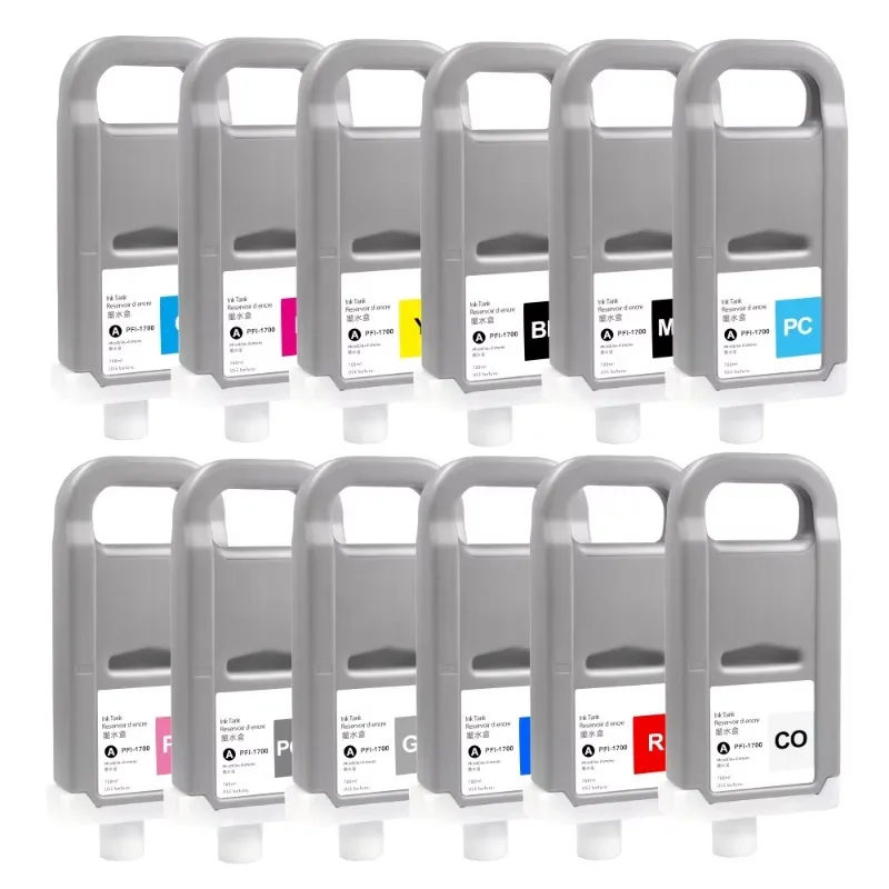 

12 Color PFI-3700 Ink Cartridge For Canon imagePROGRAF PRO 2600 4600 6600 GP 4600S GP 6600S Printer