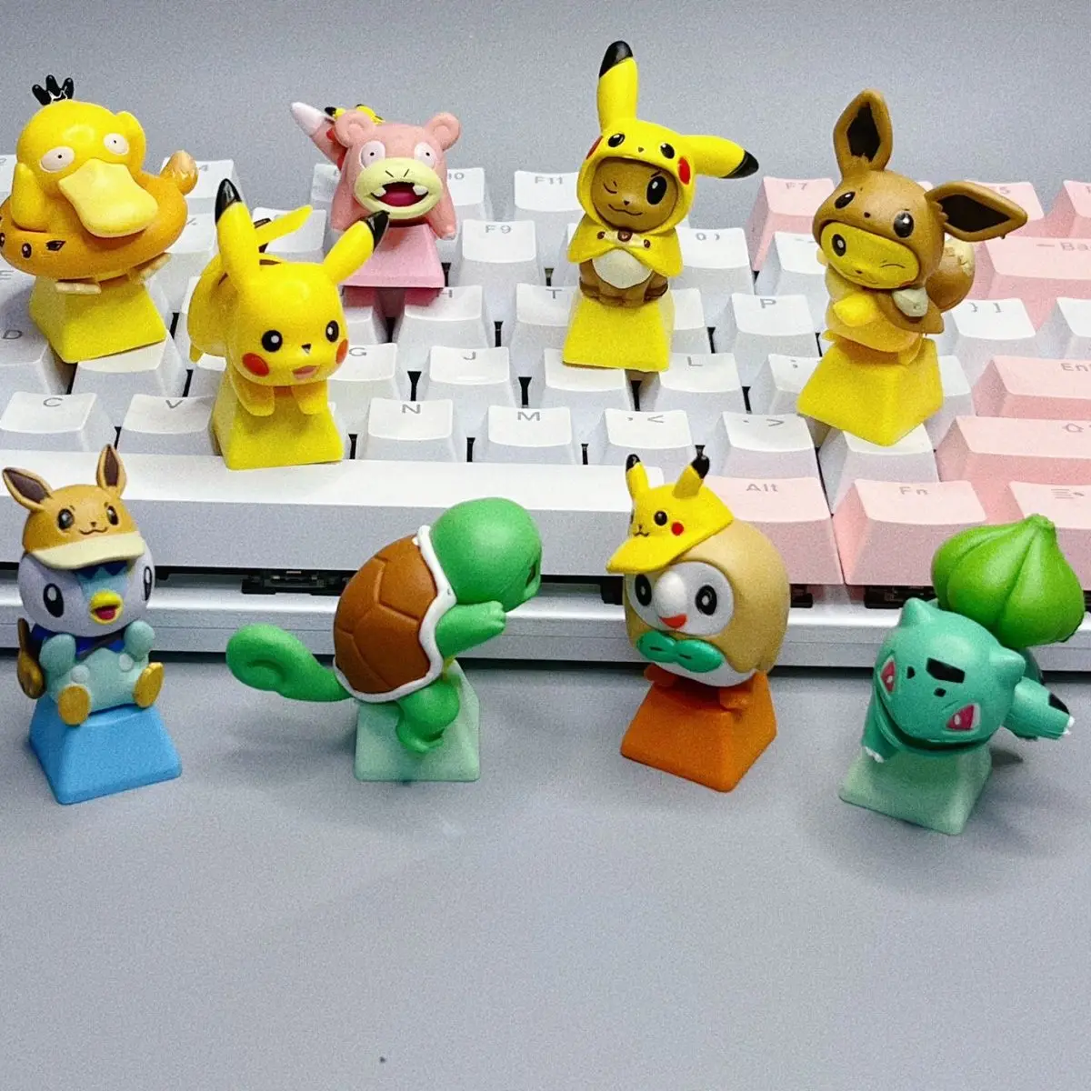 

Pokémon Pikachu Cartoon Artisan Keycap, Cute Anime Custom Keycap for Mechanical Gaming Keyboard DIY Decor decoration