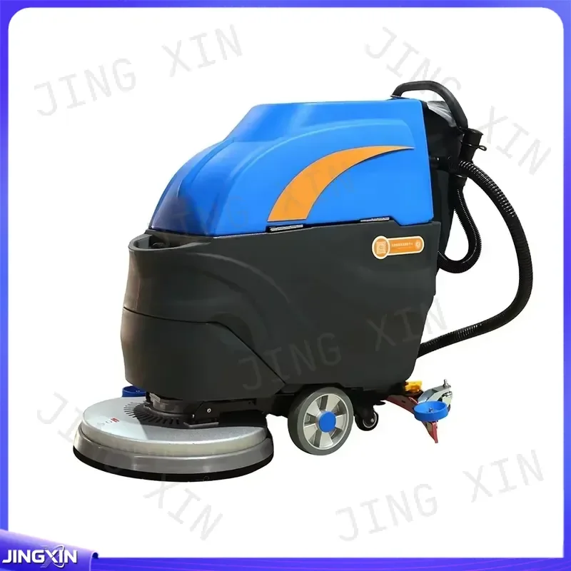custom for Compact Manual Floor Scrubber Industrial Hand Push Sweeper Cleaning Machine for Warehouse Workshop Garage