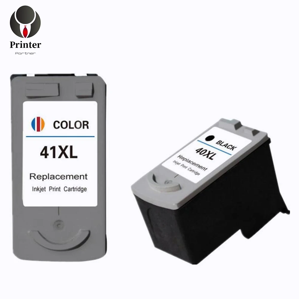 Printer Partner Ink Cartridge PG40 CL41 PG 40 CL 41 XL For CANON iP1600 iP1700 iP1800 iP2600 MP140 MP150 MP160 MP170 MP180 MP190