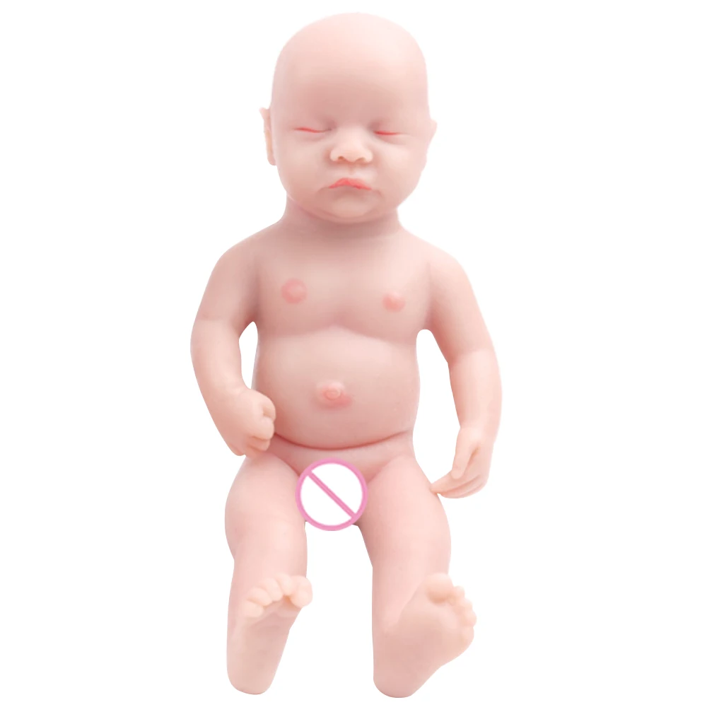 IVITA WG1578 6.69 인치 124g 100% 실리콘 다시 태어난 아기 인형, 소녀 아기, 도색되지 않은 미완성, 현실적인 어린이 크리스마스 생일 장난감