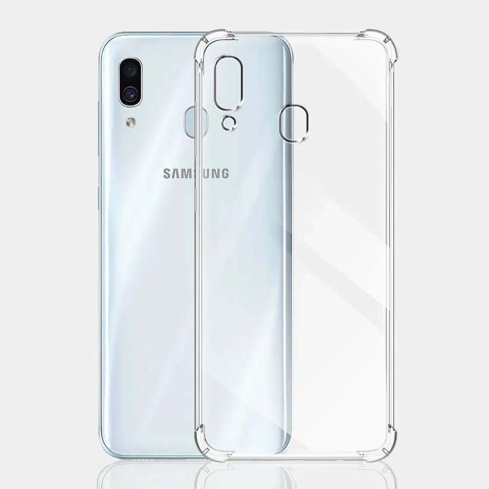 Shockproof Case For Samsung A20 Case Silicone Soft Transparent Cases For Samsung Galaxy A30 Clear Cover SamsungA20 A30 Funda