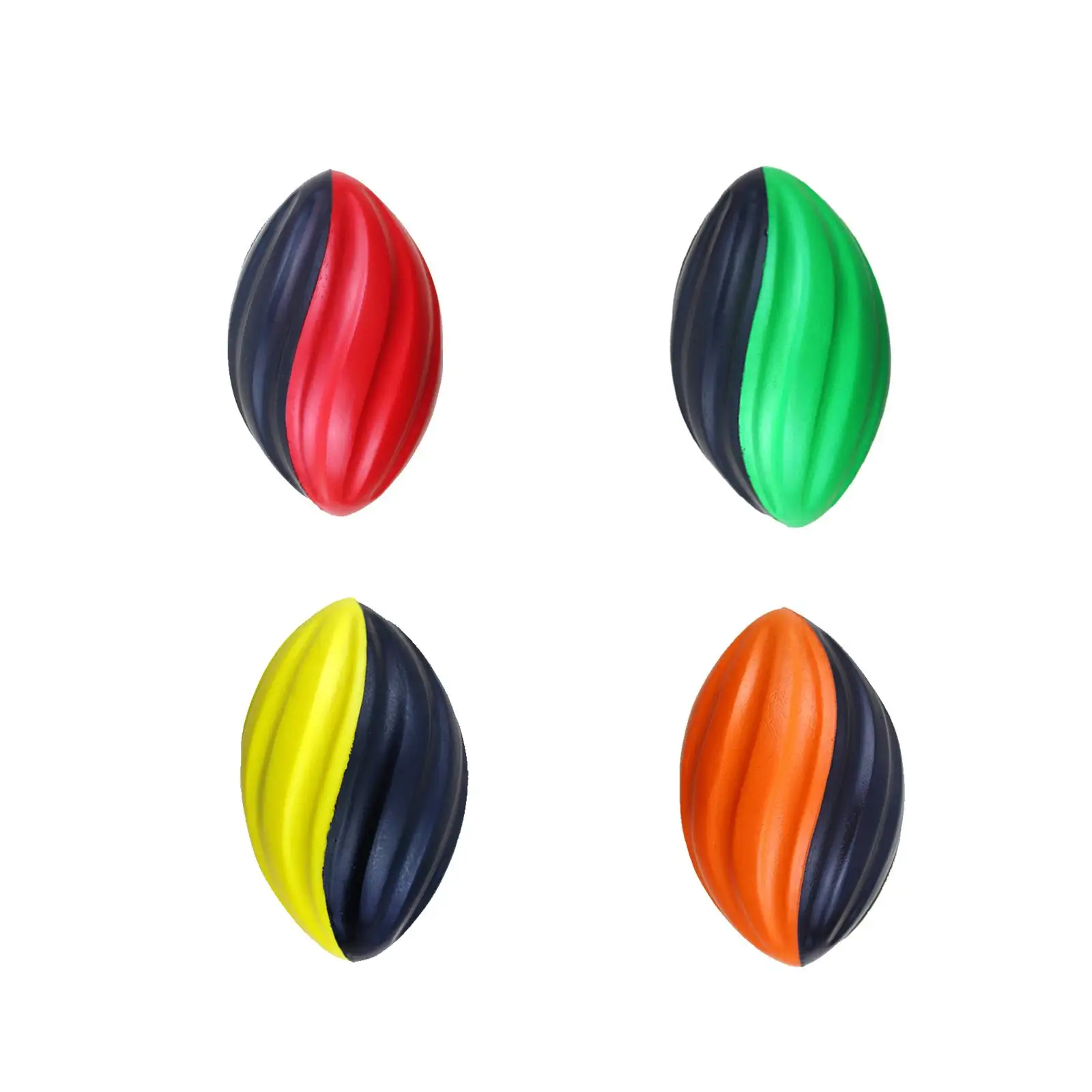 Kids Foam Football 5 Inches Wear Resistant Foam Sponge Solid Ball Accessories for Children Easy Grip Boys Girls Foam Rugby Ball