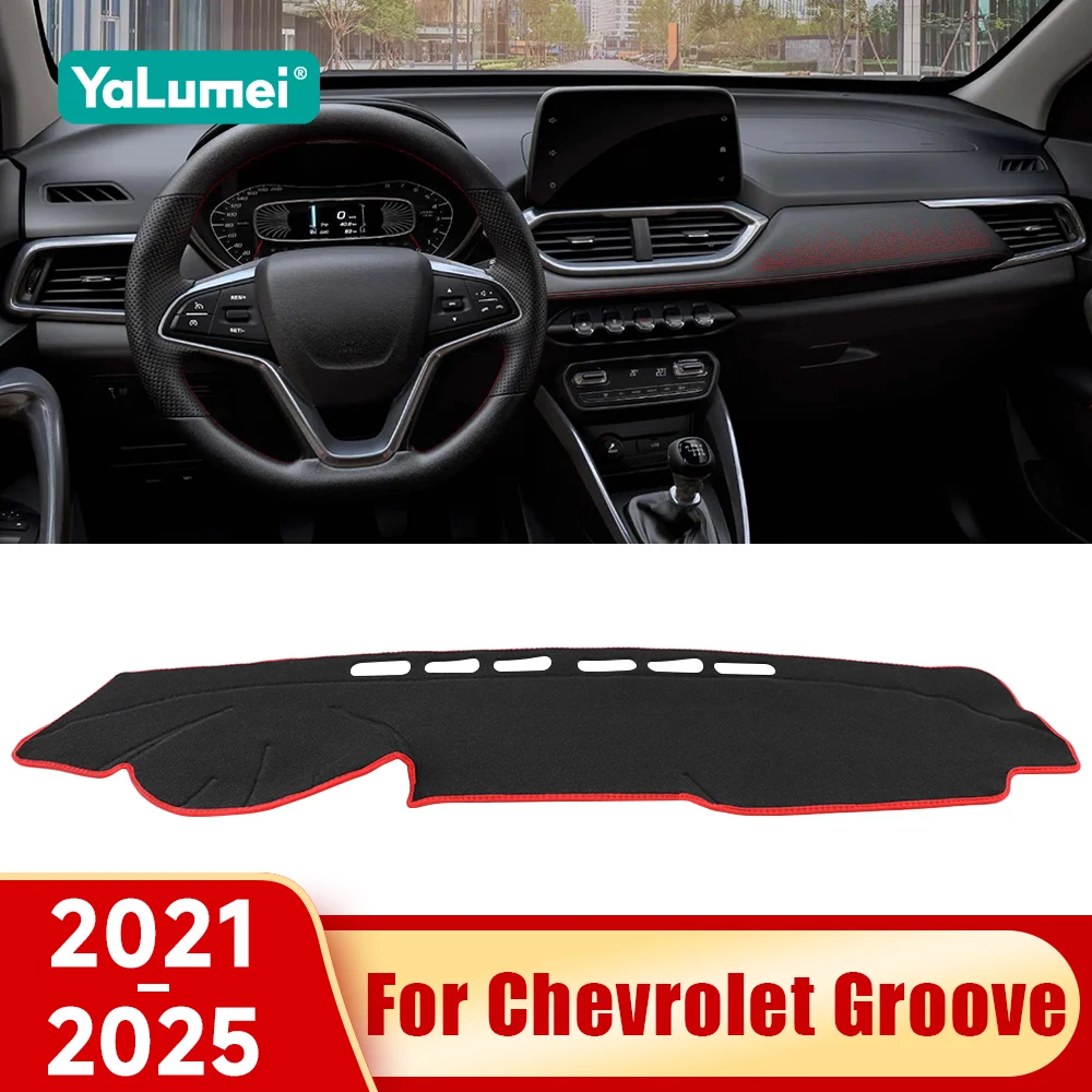 Für Chevrolet Groove 2021 2022 2023 2024 2025 Auto Armaturenbrett Sonnenschutzabdeckung Wärmeisolierung Blendreduzierende Matte Zubehör