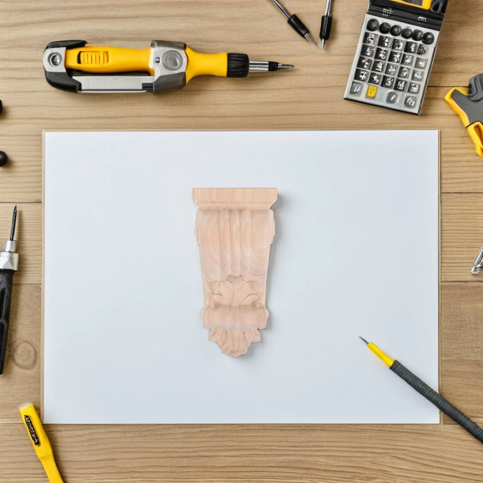 

European Wood Carved Corbels Solid Wood Corner Appliques For Door Frame Cabinet Shelf Decor Wall Trim Bracket Hardware