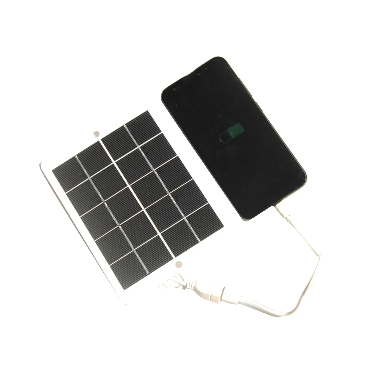 3W 5V Solar Panel Portable Solar Charger Backup Power Supply for Mobile Phone Power Bank Outdoor Camping Hiking Home