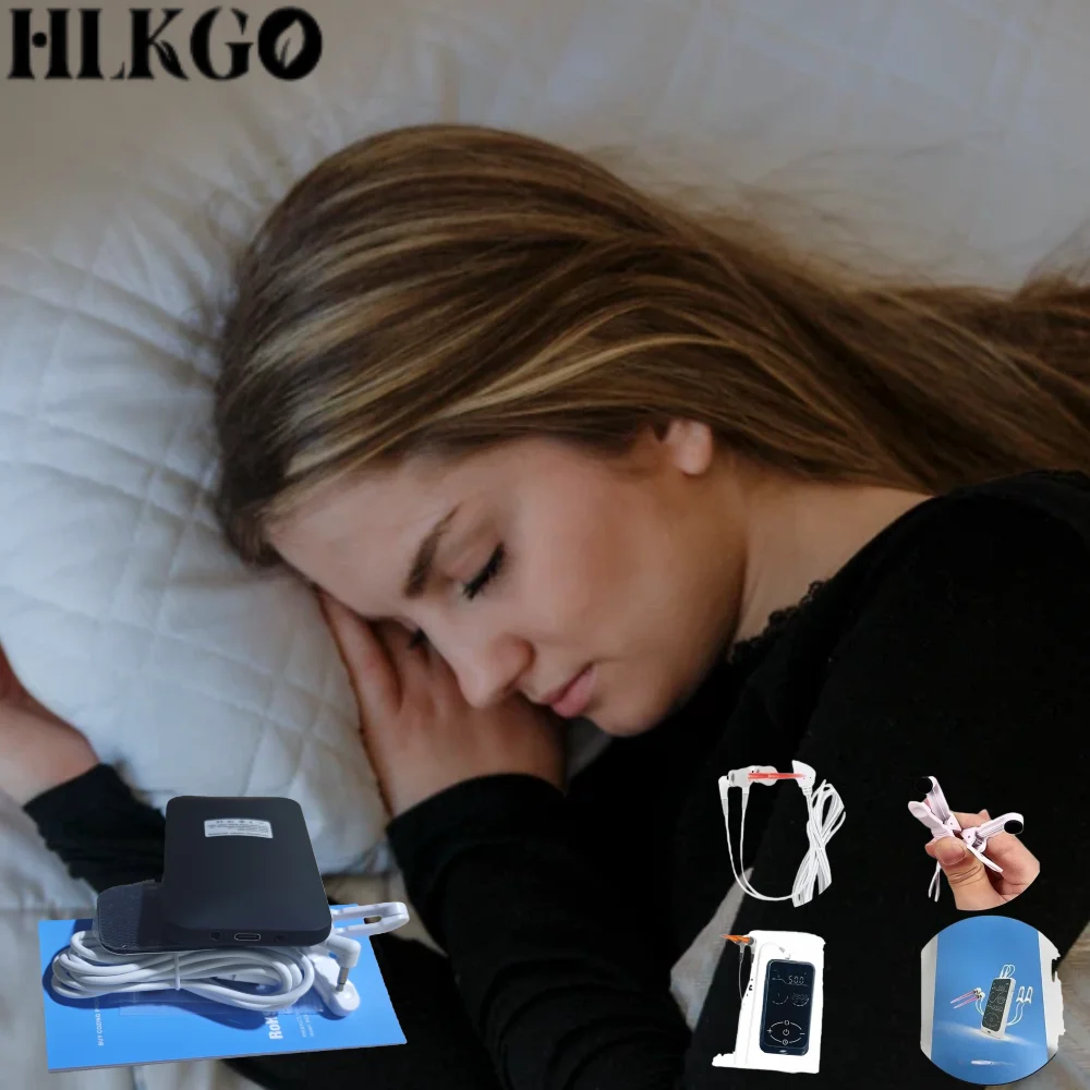 

Vagus Nerve Stimulator Clip Ear Sleep Aid Device Cranial Electrotherapy Stimulation for Insomnia Anxiety Head Pain Fast Sleep