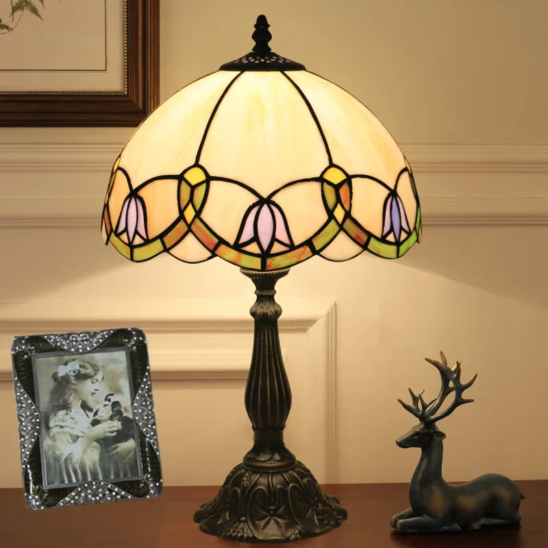 Lampa biurkowa Tiffany