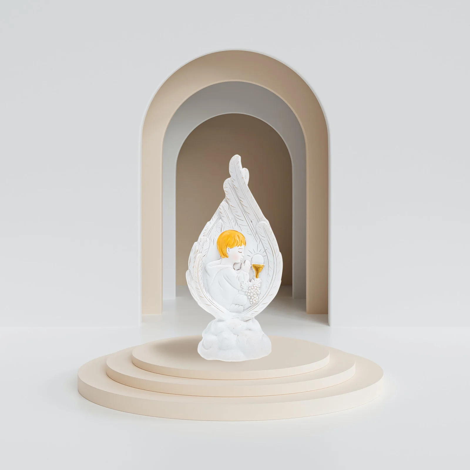 

Jesus Statue Resin Adornment Elegant Holy Design for Home Decor Office Living Room Kids Room Church Religious Gift