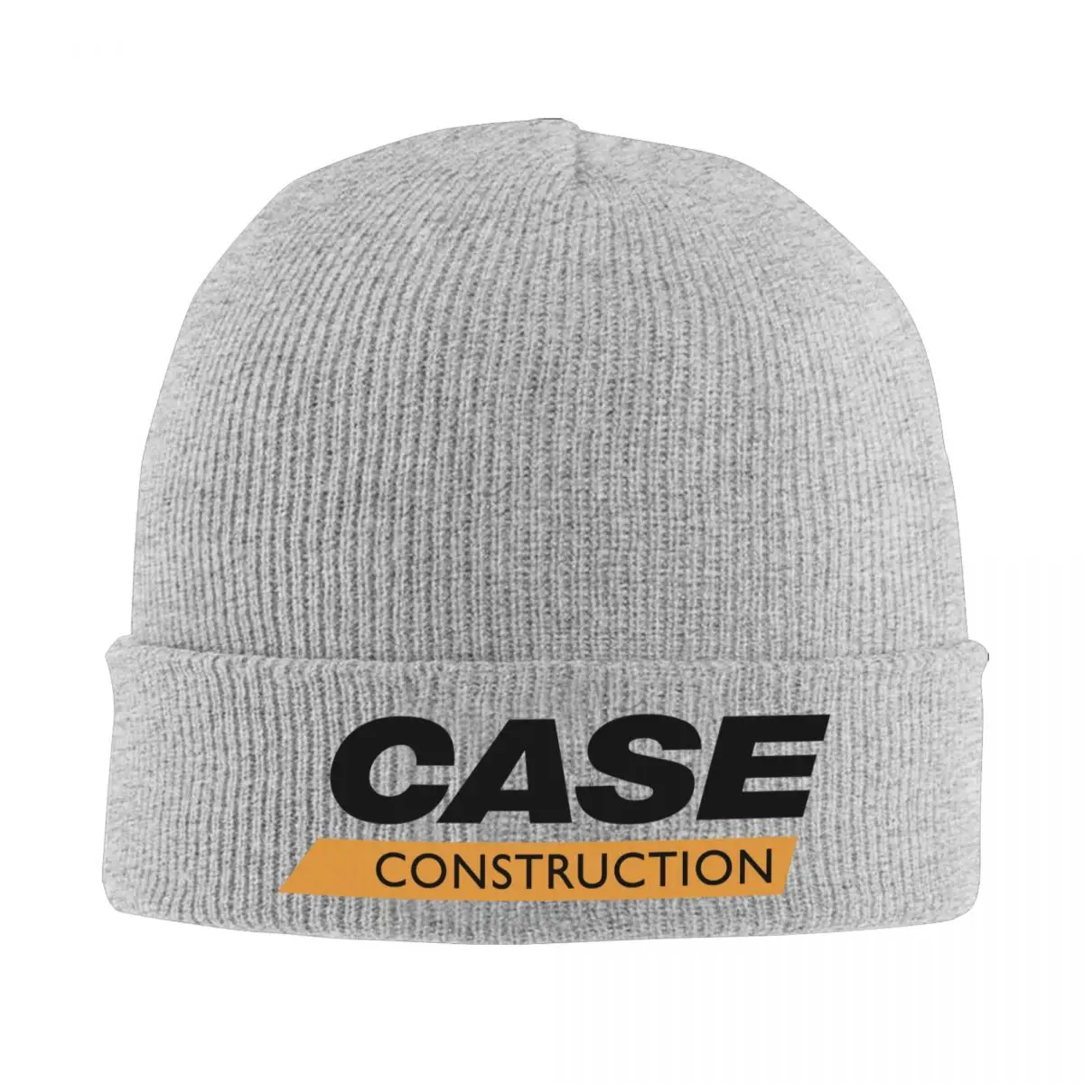 Tractor-Case Logo Warm Knitted Cap Fashion Bonnet Hat Autumn Winter Outdoor Beanies Hats for Men Women Adult