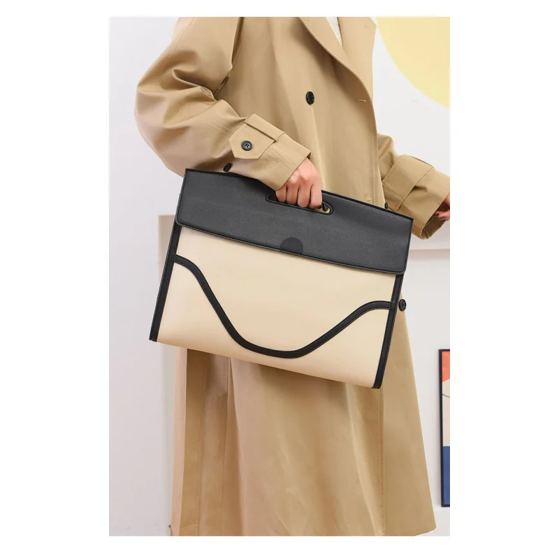 ハイエンドなパリのヴィンテージスタイルを備えた、オーシャンプリントレザー製のファッショナブルなレディースメッセンジャーバッグ ​